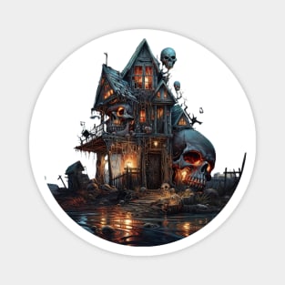 Haunted House Magnet